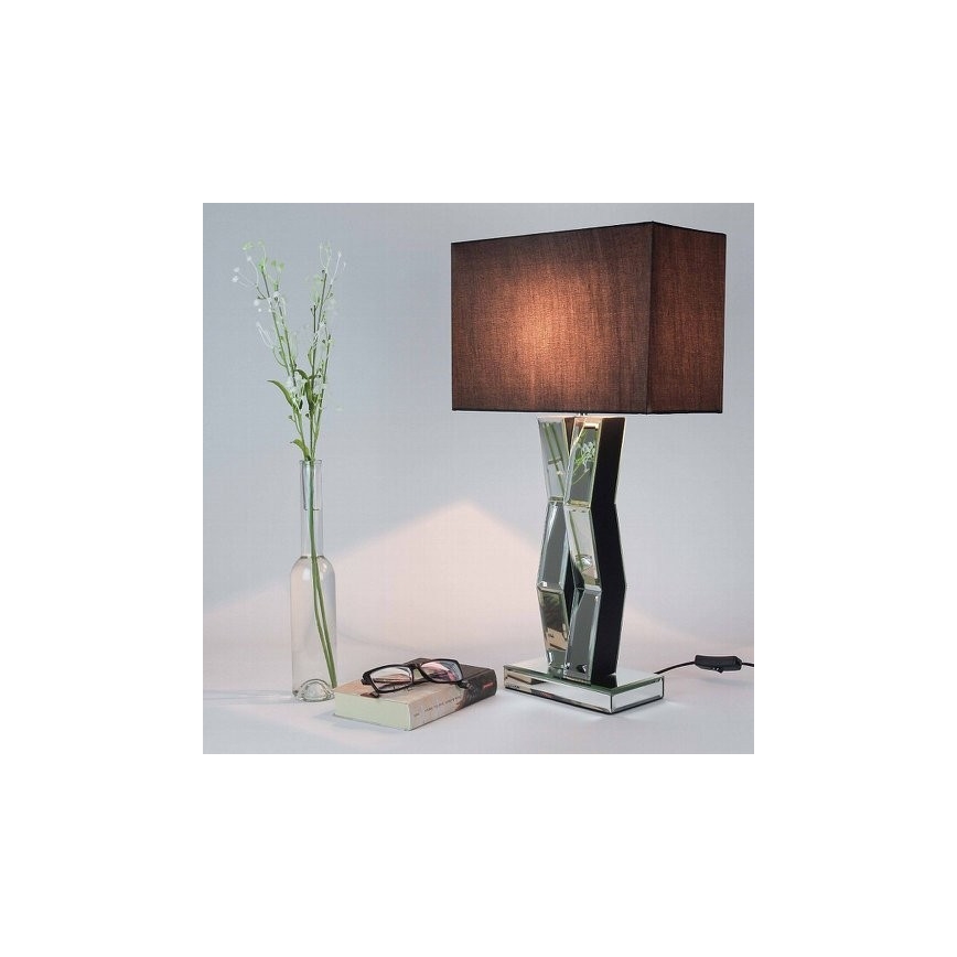 Searchlight - Galda lampa MIRROR 1xE27/60W/230V