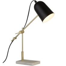 Searchlight - Galda lampa ODYSSEY 1xE14/7W/230V melna