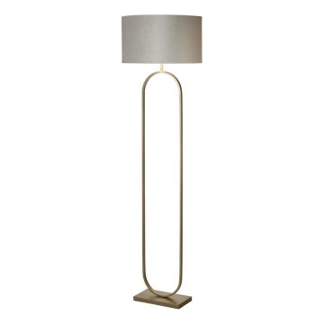 Searchlight - Grīdas lampa MODISH 1xE27/60W/230V pelēka