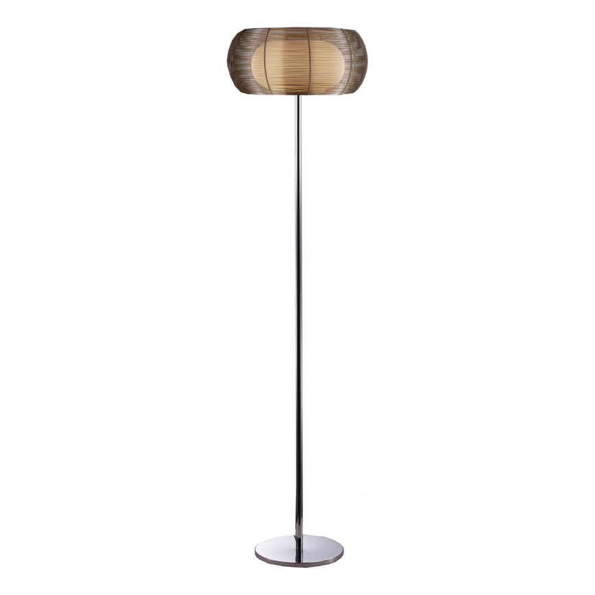 Searchlight - Grīdas stāvlampa 2xE27/60W/230V brūna