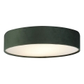 Searchlight - Griestu gaismeklis DRUM 3xE27/60W/230V zaļš