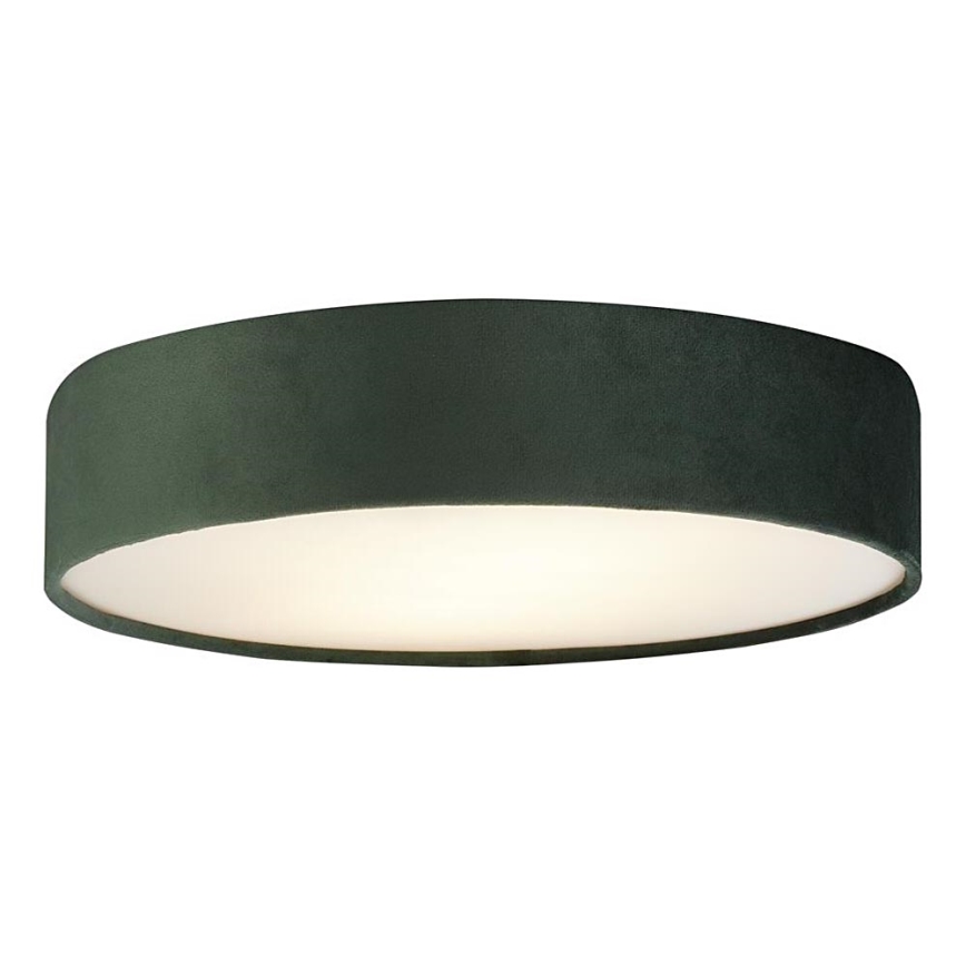 Searchlight - Griestu gaismeklis DRUM 3xE27/60W/230V zaļš