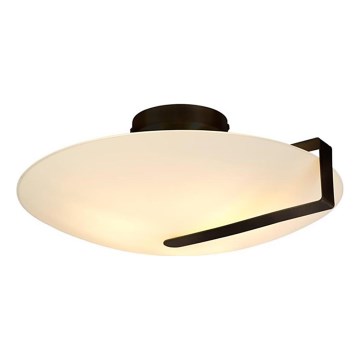 Searchlight - Griestu lampa SUNDIAL 3xE27/40W/230V melna