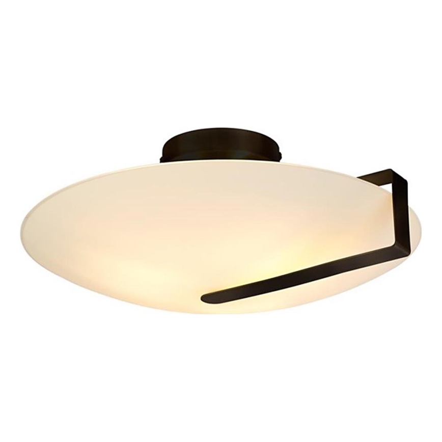 Searchlight - Griestu lampa SUNDIAL 3xE27/40W/230V melna