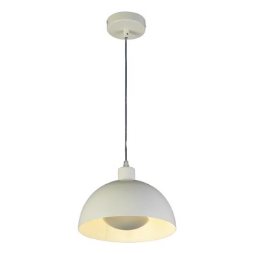 Searchlight - Karājošā lustra uz vada MARS 1xE27/60W/230V Ø 40 cm krēmkrāsas