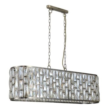 Searchlight - Ķēdē karājoša lustra BIJOU 8xE14/40W/230V