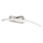 Searchlight - LED gleznu gaismeklis SANTORINI LED/8,2W/230V sudraba