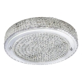 Searchlight - LED Griestu lampa FLUSH LED/24W/230V d. 40 cm hroms