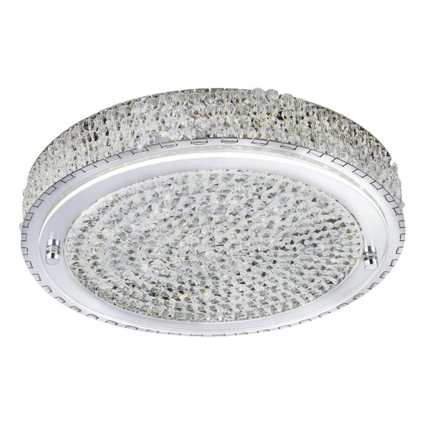 Searchlight - LED Griestu lampa FLUSH LED/24W/230V d. 40 cm hroms