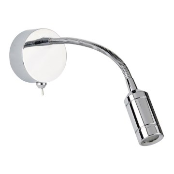 Searchlight - LED Pielāgojama lampiņa ADJU LED/1W/230V spīdīgi hromēts