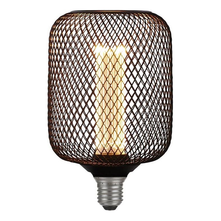 Searchlight - LED regulējama dekoratīvā spuldze WIRE MESH E27/4,5W/230V 2700K