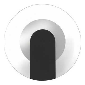 Searchlight - LED sienas gaismeklis TARGET LED/7W/230V melns