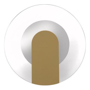 Searchlight - LED Sienas gaismeklis TARGET LED/7W/230V zelta