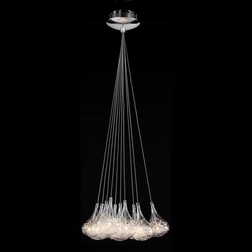 Searchlight - Lustra ar auklu 10xG4/20W/230V spīdīgi hromēts