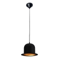Searchlight - Lustra ar auklu 1xE27/60W/230V melna