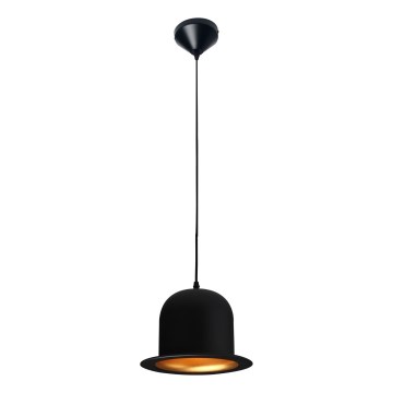 Searchlight - Lustra ar auklu 1xE27/60W/230V melna