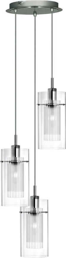 Searchlight - Lustra ar auklu DUO 3xE14/60W/230V matēts hroms