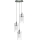 Searchlight - Lustra ar auklu DUO 3xE14/60W/230V matēts hroms