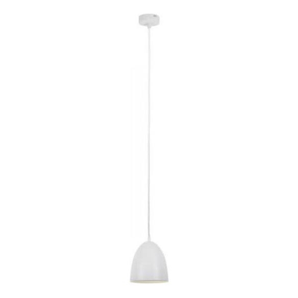 Searchlight - Lustra ar auklu METAL 1xE27/60W/230V d. 28 cm balta