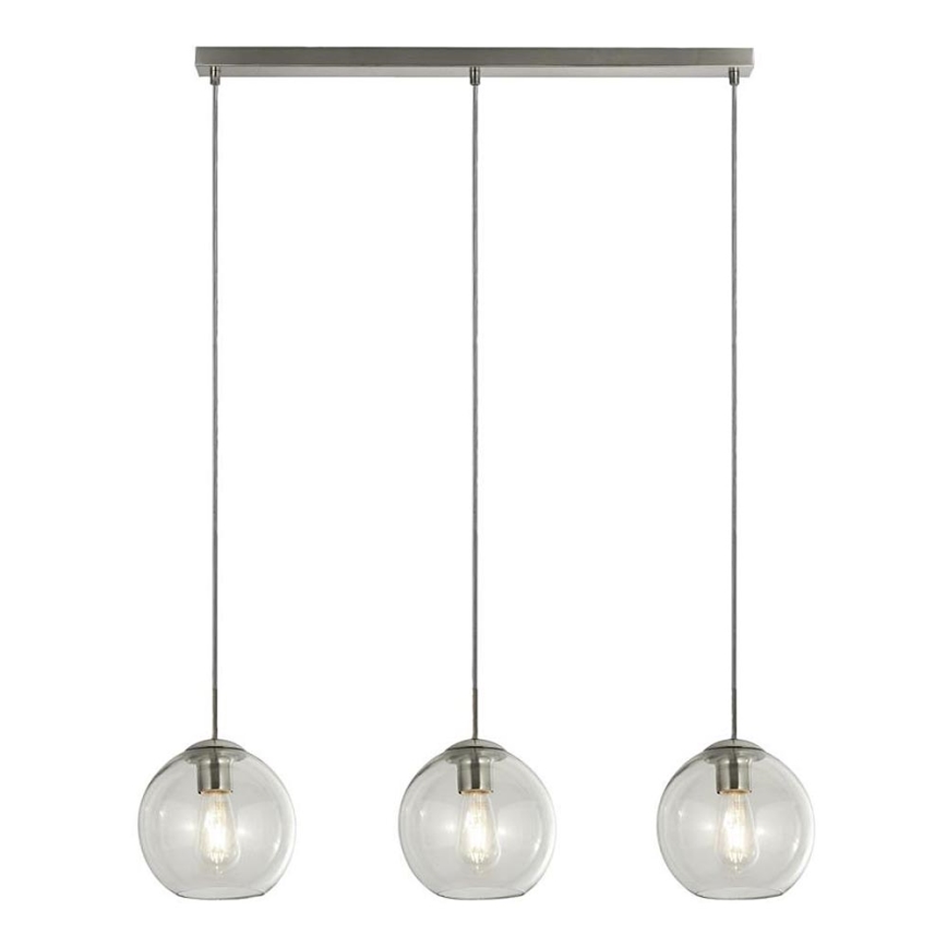 Searchlight - Lustra ar auklu PENDANT 3xE27/40W/230V matēts hroms
