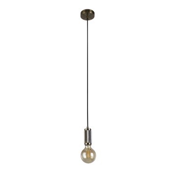 Searchlight - Pakaramā lustra uz vada SUSPENSION 1xE27/60W/230V misiņš