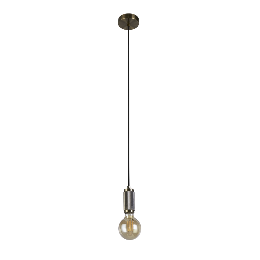 Searchlight - Pakaramā lustra uz vada SUSPENSION 1xE27/60W/230V misiņš