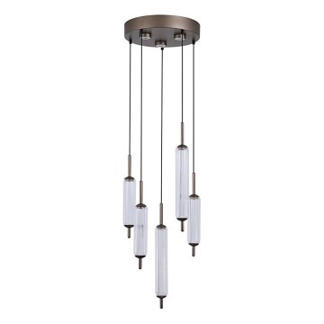 Searchlight - regulējamā LED lustra uz kabeļa CATTAIL LED/24W/230V