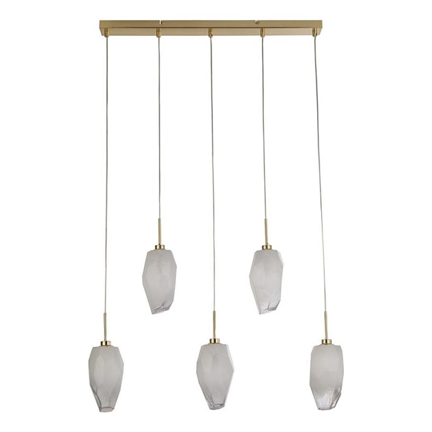 Searchlight - ROCKY lustra uz troses 5xG9/33W/230V