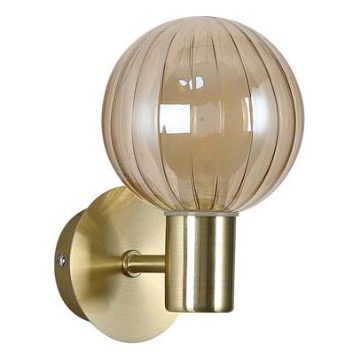 Searchlight - Sienas gaismeklis LUMINSPHERE 1xG9/7W/230V misiņš