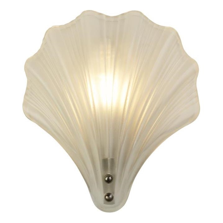 Searchlight - Sienas gaismeklis SHELL 1xG9/7W/230V balts