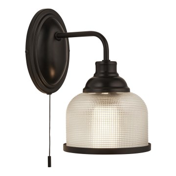 Searchlight - Sienas lampa BISTRO 1xE27/60W/230V melna