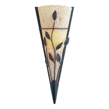 Searchlight - Sienas lampa WALL 1xR7s/80W/230V misiņš