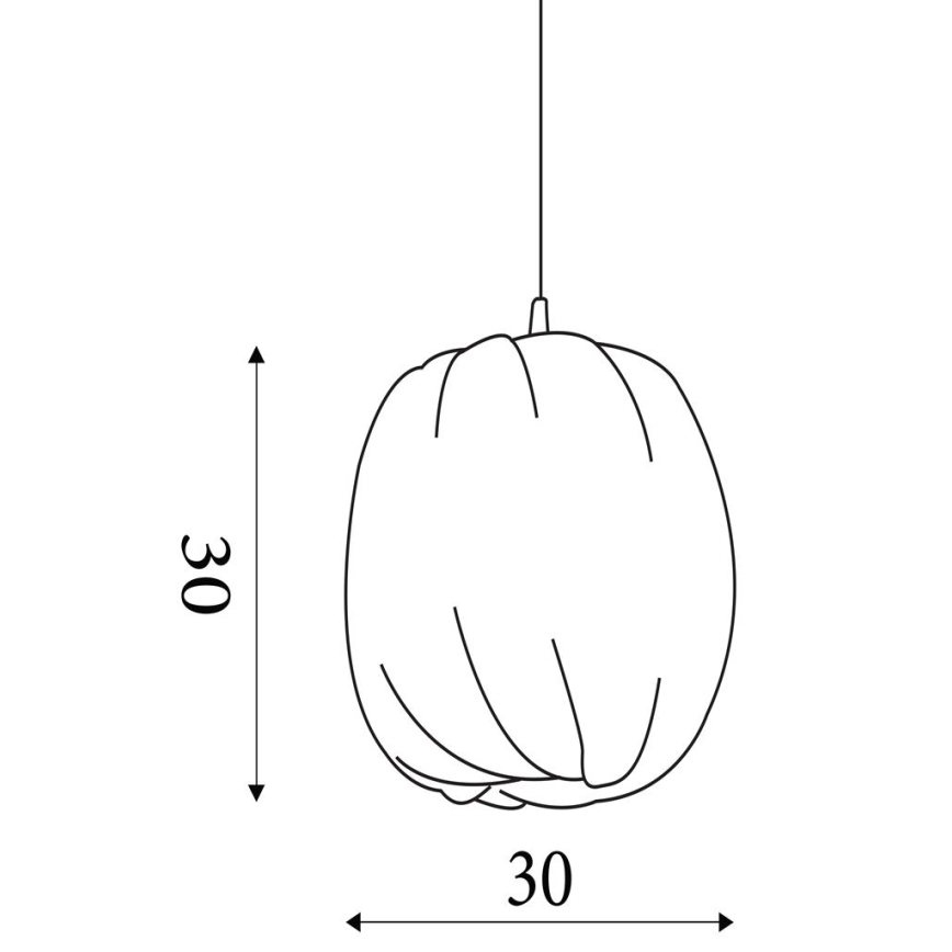 Searchlight - Abažūrs SHADE B22 E14/E27 Ø 30 cm krēmkrāsains