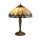 Searchlight - Tiffany galda lampa PEARL 2xE27/60W/230V