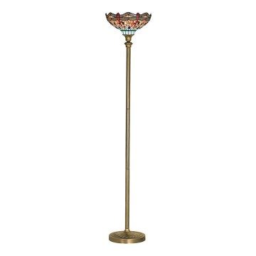 Searchlight - Tiffany grīdas stāvlampa SPĀRE 1xE27/60W/230V