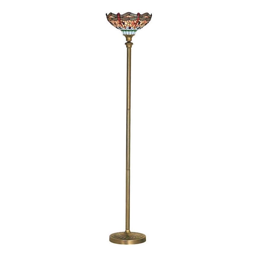 Searchlight - Tiffany grīdas stāvlampa SPĀRE 1xE27/60W/230V