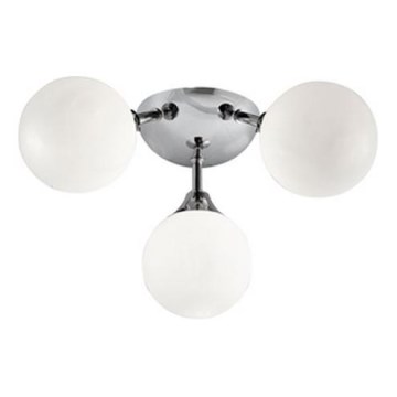 Searchlight - Vannas istabas griestu lampa FLUSH 3xG9/33W/230V IP44 matēts hroms