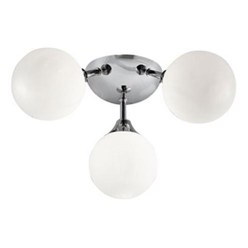 Searchlight - Vannas istabas griestu lampa FLUSH 3xG9/33W/230V IP44 matēts hroms