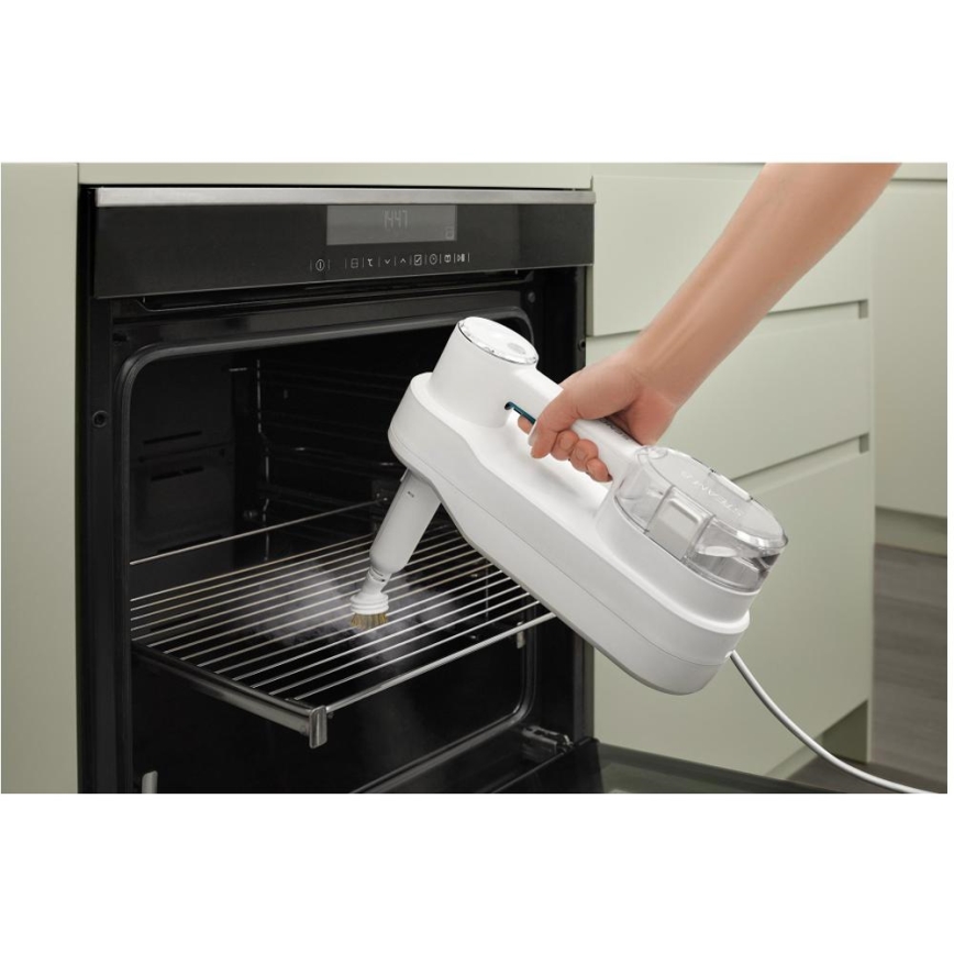Sencor - Daudzfunkcionāls tvaika mops 2in1 1500W/230V IPX4 balts