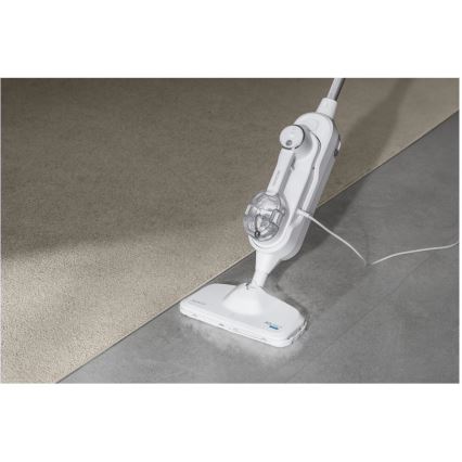 Sencor - Daudzfunkcionāls tvaika mops 2in1 1500W/230V IPX4 balts