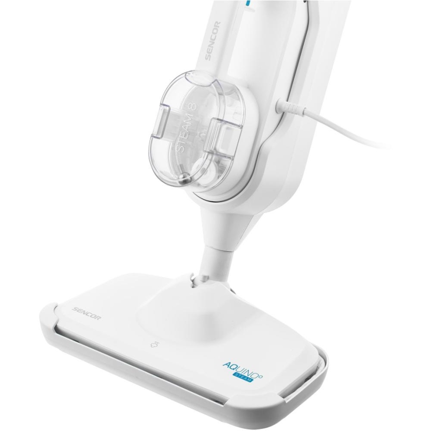Sencor - Daudzfunkcionāls tvaika mops 2in1 1500W/230V IPX4 balts