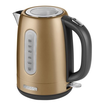 Sencor - Ātrā elektriskā tējkanna 1,7 l 2150W/230V zelta