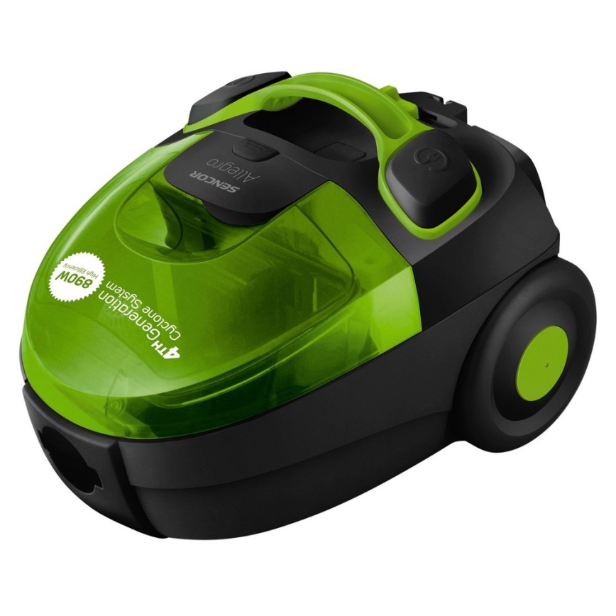 Sencor - Bezmaisu putekļu sūcējs 1,5 l 890W/230V zaļš/melns
