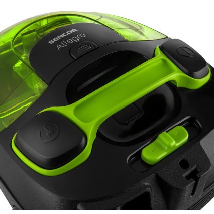 Sencor - Bezmaisu putekļu sūcējs 1,5 l 890W/230V zaļš/melns