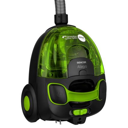 Sencor - Bezmaisu putekļu sūcējs 1,5 l 890W/230V zaļš/melns
