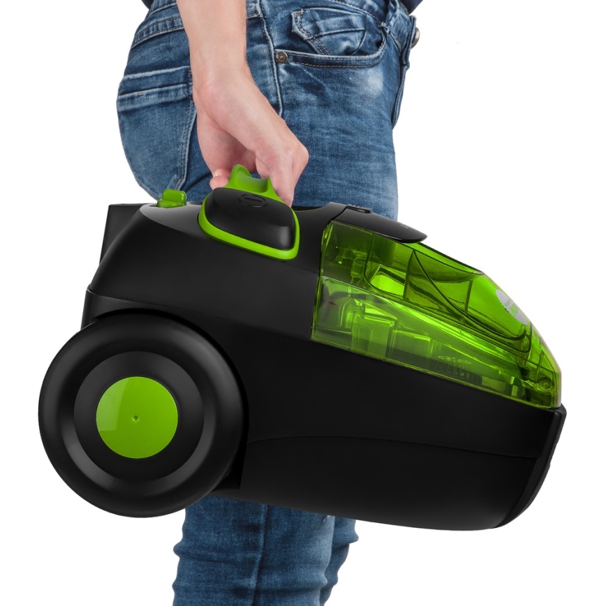 Sencor - Bezmaisu putekļu sūcējs 1,5 l 890W/230V zaļš/melns