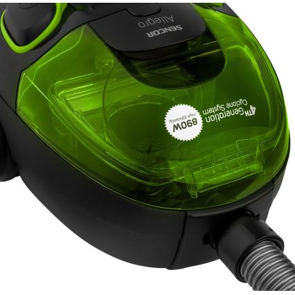 Sencor - Bezmaisu putekļu sūcējs 1,5 l 890W/230V zaļš/melns