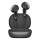 Sencor - Bezvadu earphones 230 mAh + 2x 25 mAh IPX4 melna