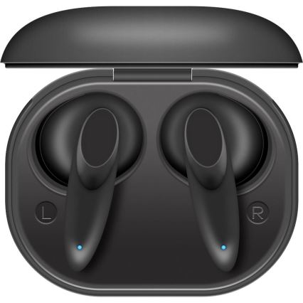 Sencor - Bezvadu earphones 230 mAh + 2x 25 mAh IPX4 melna