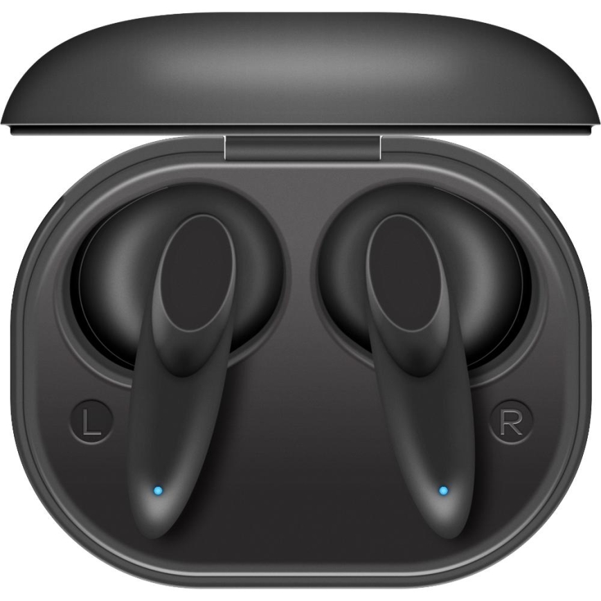 Sencor - Bezvadu earphones 230 mAh + 2x 25 mAh IPX4 melna